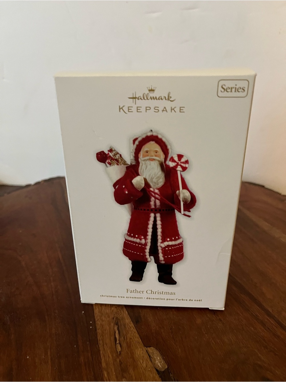 Hallmark Keepsake FATHER CHRISTMAS 2011 Red Ornament 8th in Series NIB NEW!